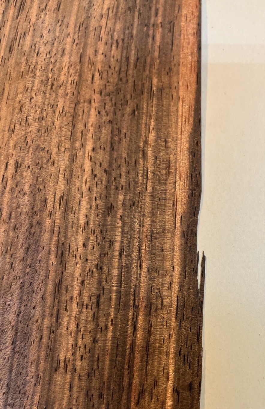 Macassar Ebony Wood Veneer 5.5" x 36" Raw No Backing