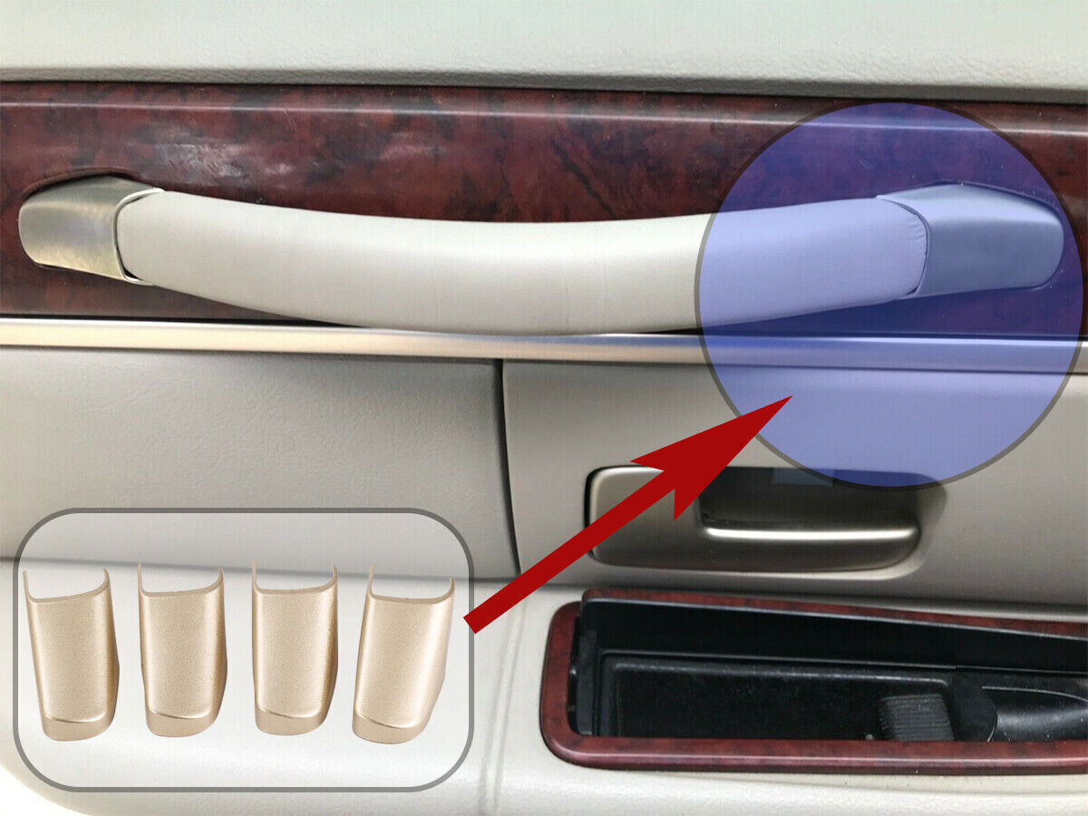 4pcs Door Pull Strap End Caps Fit For Lincoln Town Car 2003-2011 New