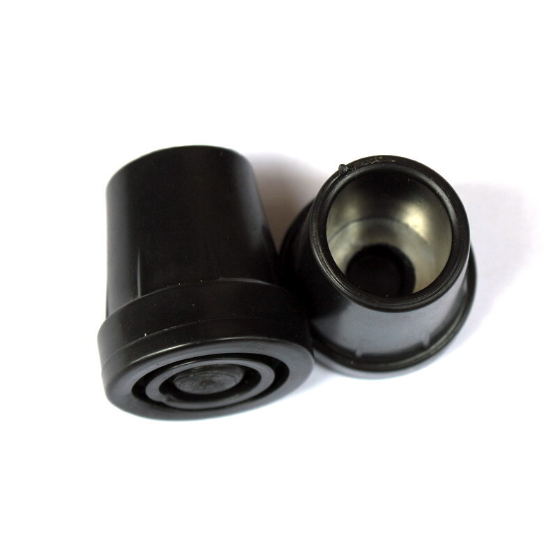 2 Pcs Cane Tips 3/4 Inch Heavy Duty Rubber Cane Tips Anti Slip TPR Replacement