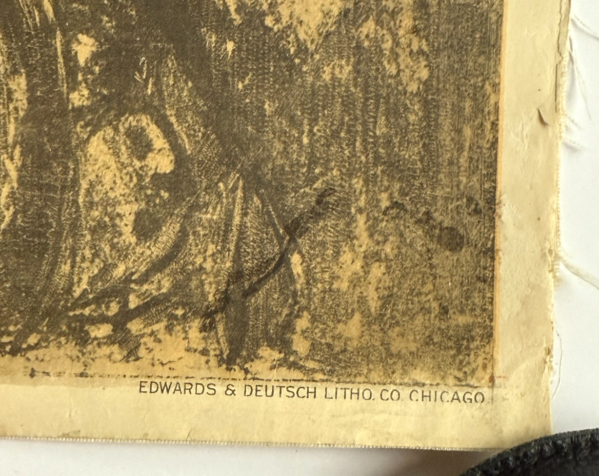 1917 WWI Poster Hun or Home? H. R. Raleigh Liberty Bonds Original U.S