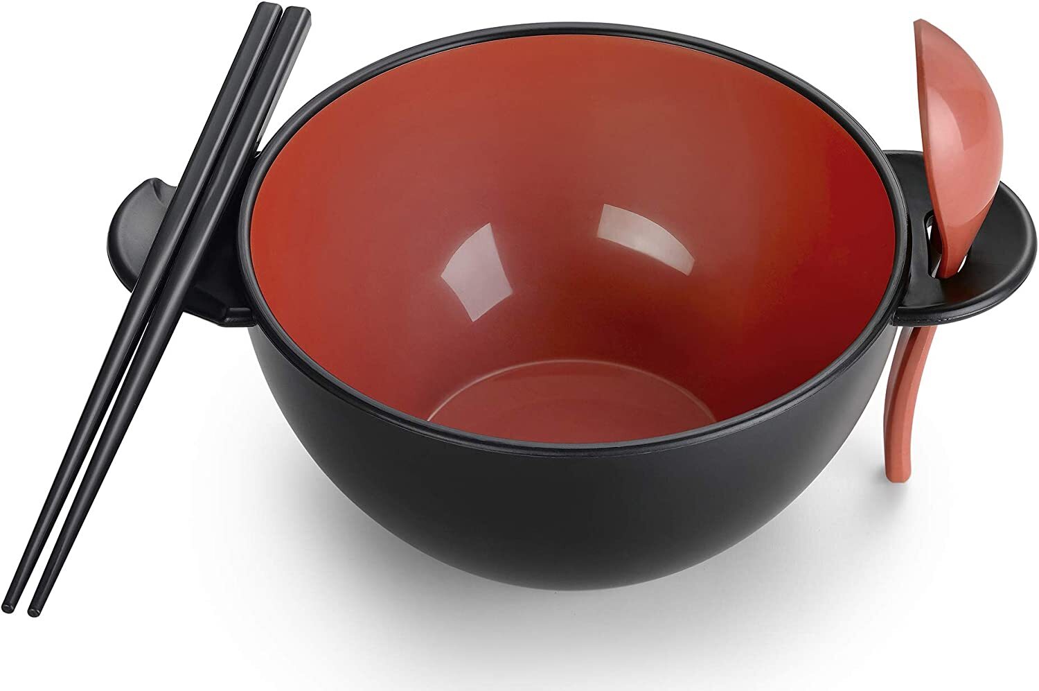Ozeri Earth Ramen Bowl 6-Piece Set [COLORS], Made from Plant & Natural Materials