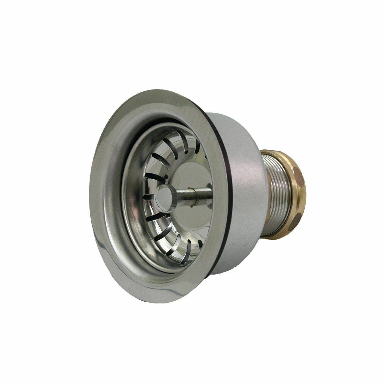 Kitchen Sink Stainless Steel Drain Assembly Strainer Basket Snaplock Stopper