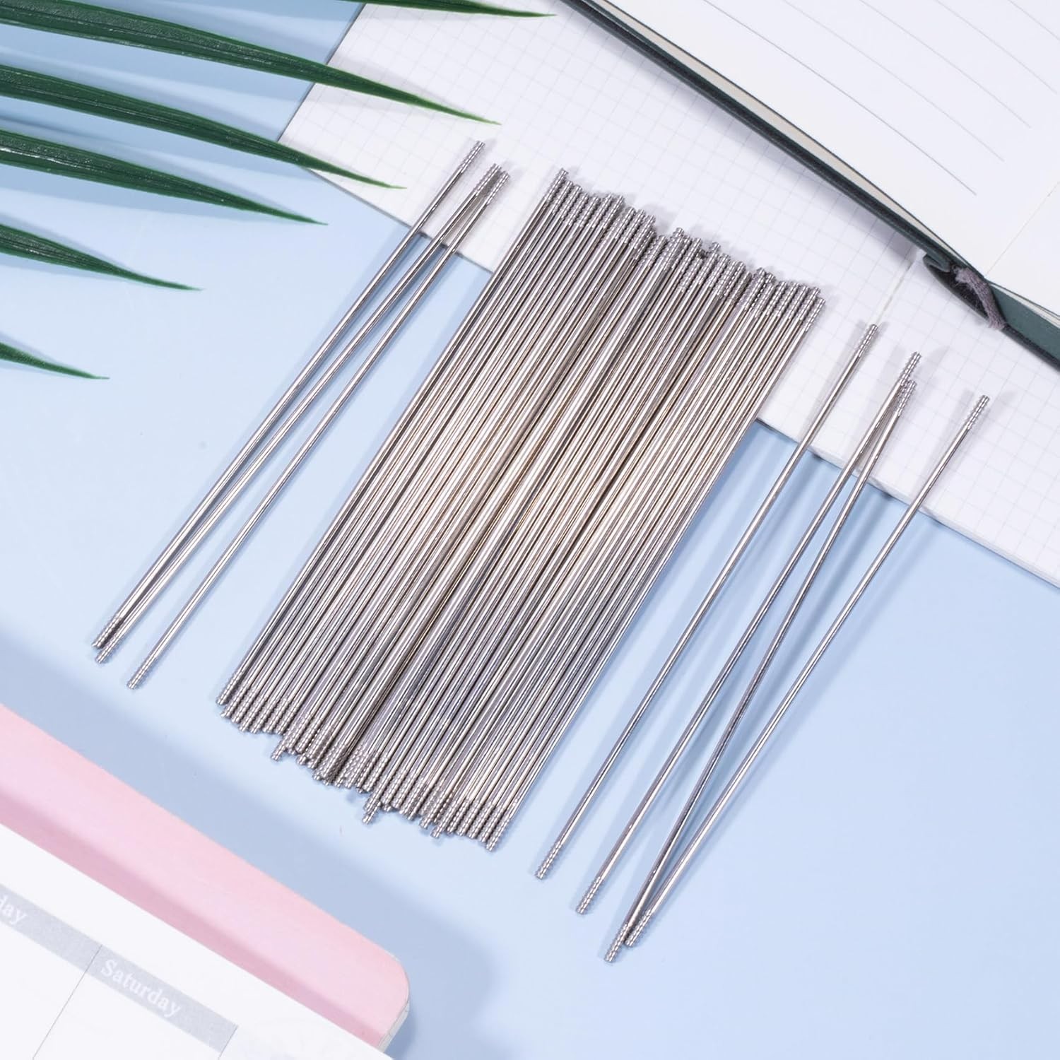 20 Pcs Rust-Resistance Stainless Steel Pen Extenders for Beadable Pens, Beadable