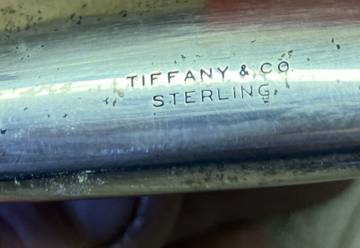 TIFFANY & CO Classy, Vintage, Heavy Sterling Silver FLASK, Engraved ⭐️B B C⭐️