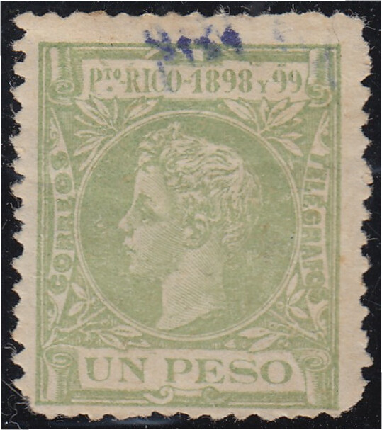 Puerto Rico 148 (130/49) 1898 Alfonso XIII Used