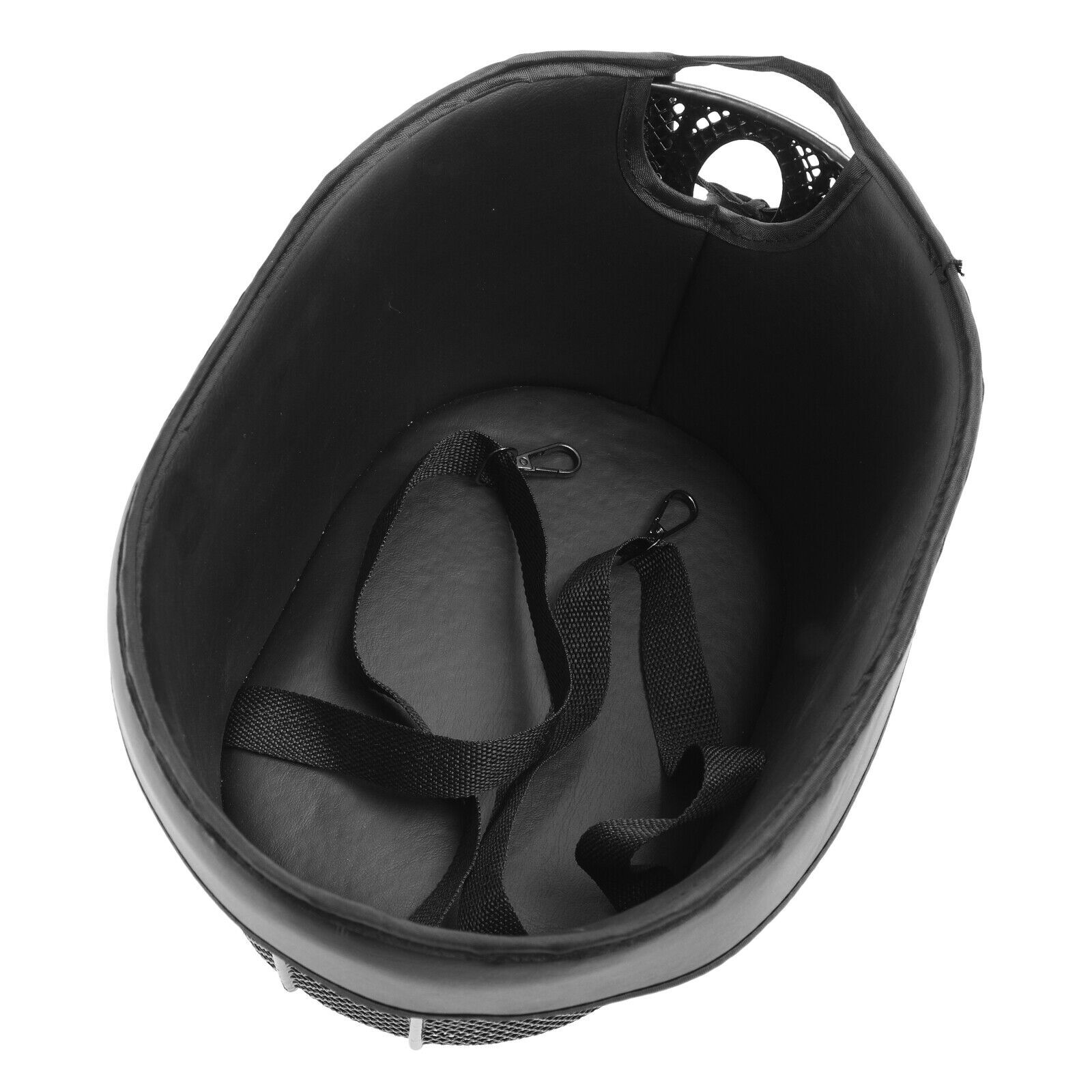 Dog Bike Basket Adjustable Safety Strap Pet Bike Basket Up to 15lbs Small Dogs