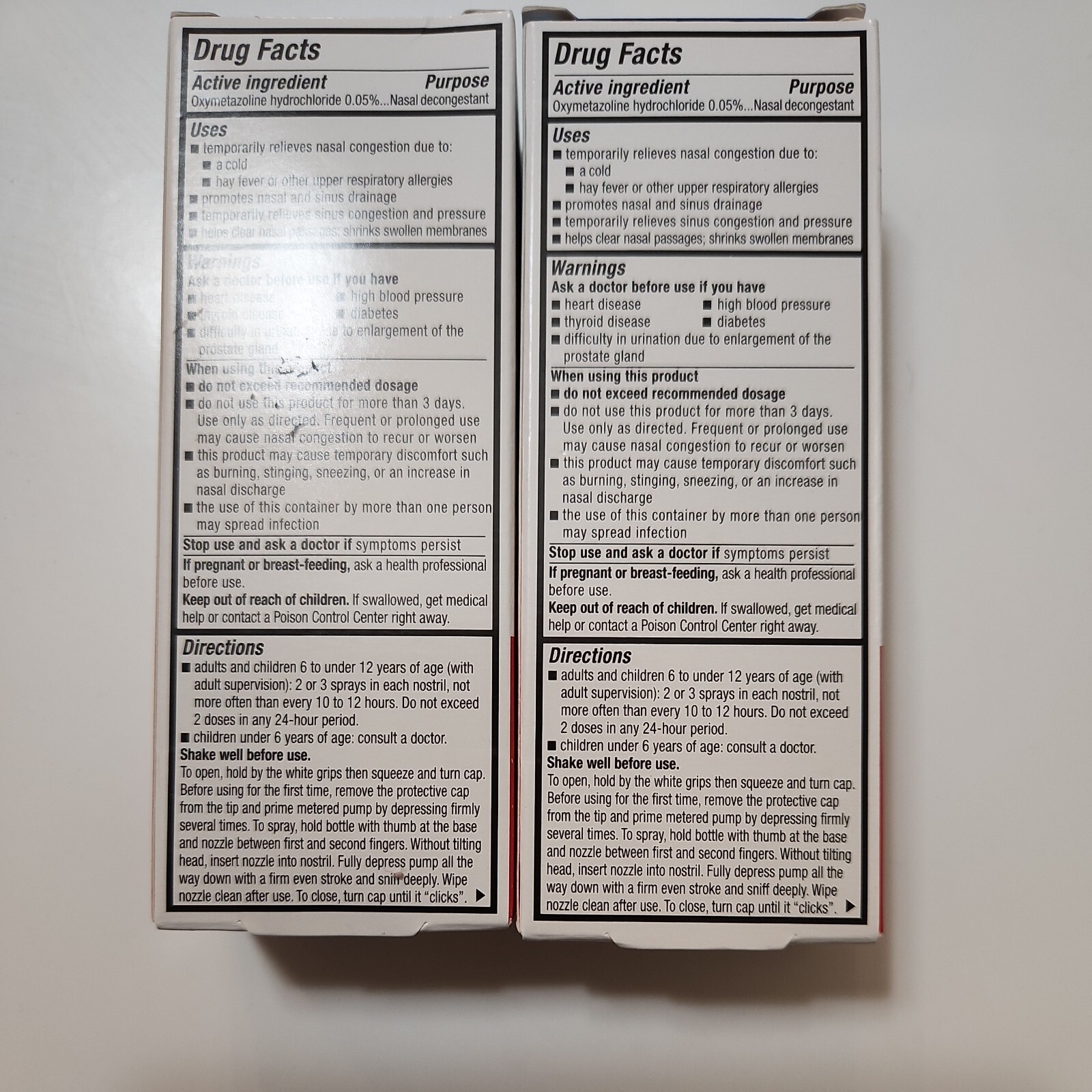 Mucinex Sinus Max 12 Hour Decongestant Clear Cool Nasal Spray 0.75 x2 Exp 2025+