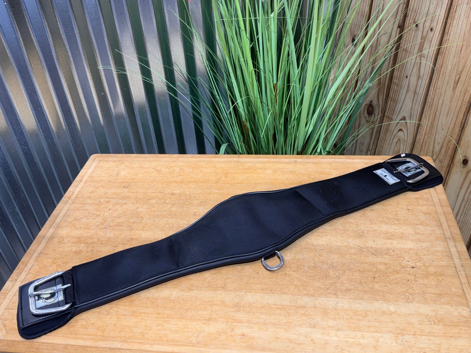 Classic Equine SOFT TOUCH Black Neoprene Western Roper Saddle Cinch  ~36"