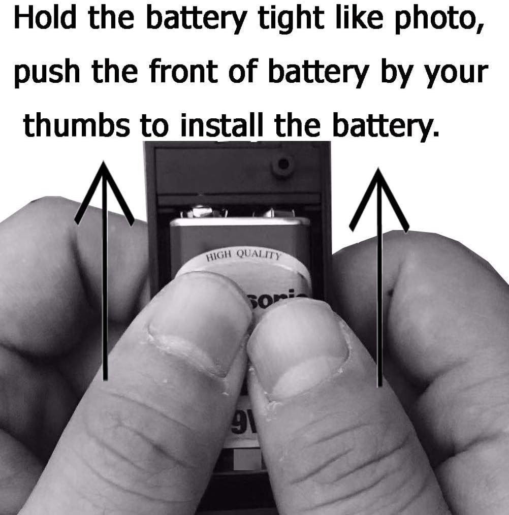 (Pack of 2) 9v Battery Holder, 9 Volt Holder with Switch, Battery...