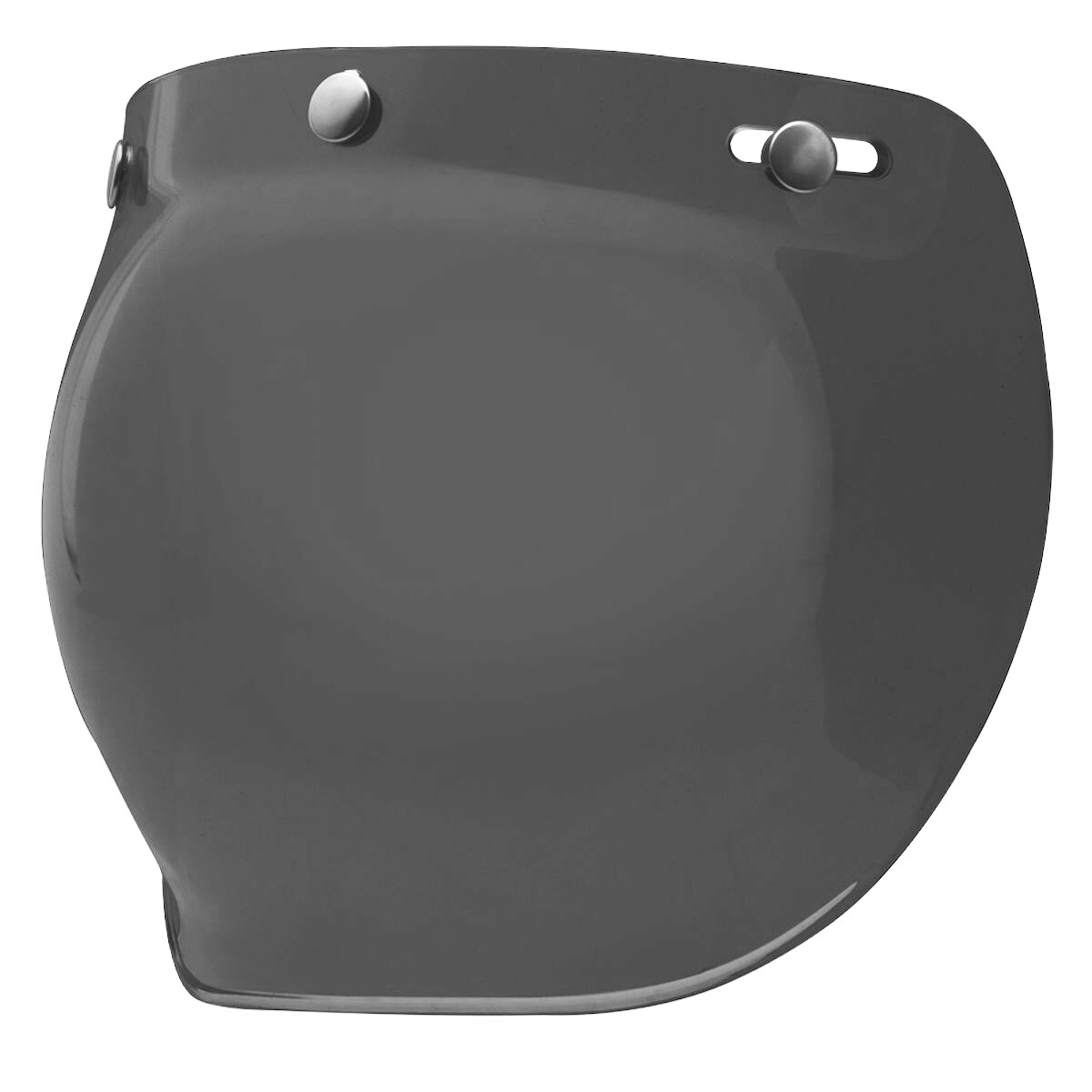 Open Face Helmet Bubble Visor Vintage Retro 3/4 Helmets Face Shield 3-Snap