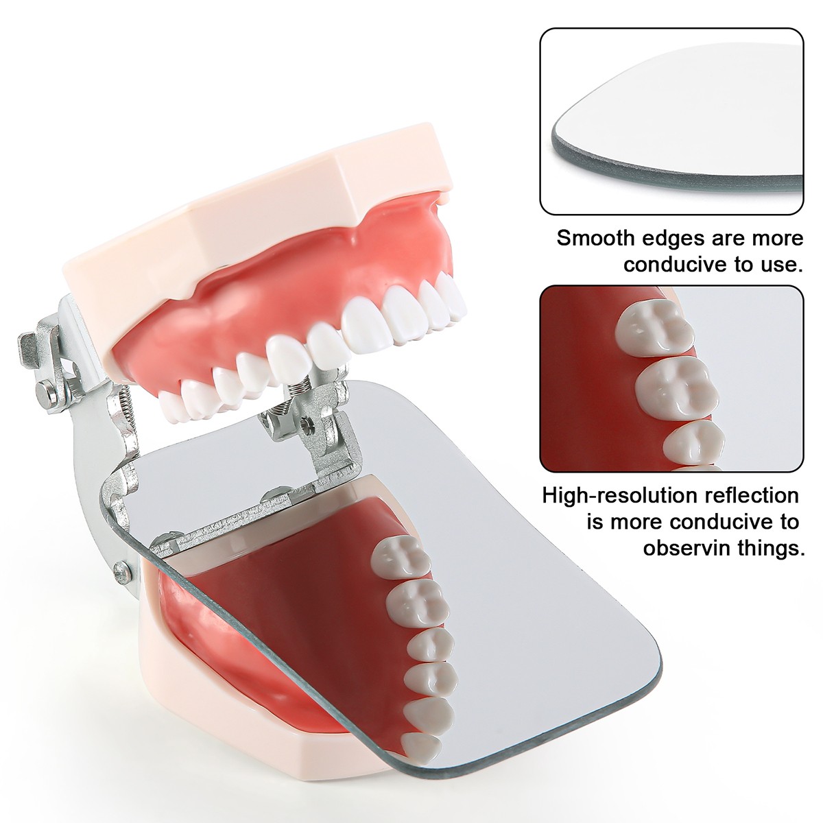 USA Dental Orthodontic Mirror Photography Double-Sided Mirrors Glass 5Pcs/kit