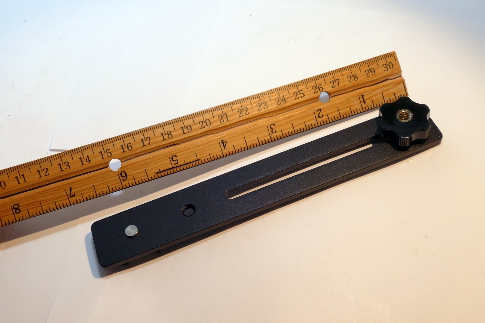 Extension Post Flash Bracket - straight 7 inch long hot shoe