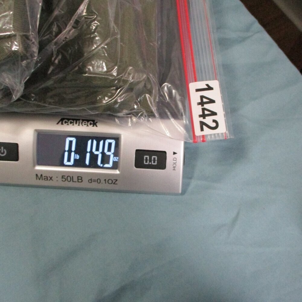 100% Cotton Cargo Pocket Baggy Loose Fit Wide Leg Pants Green Women Size | 6