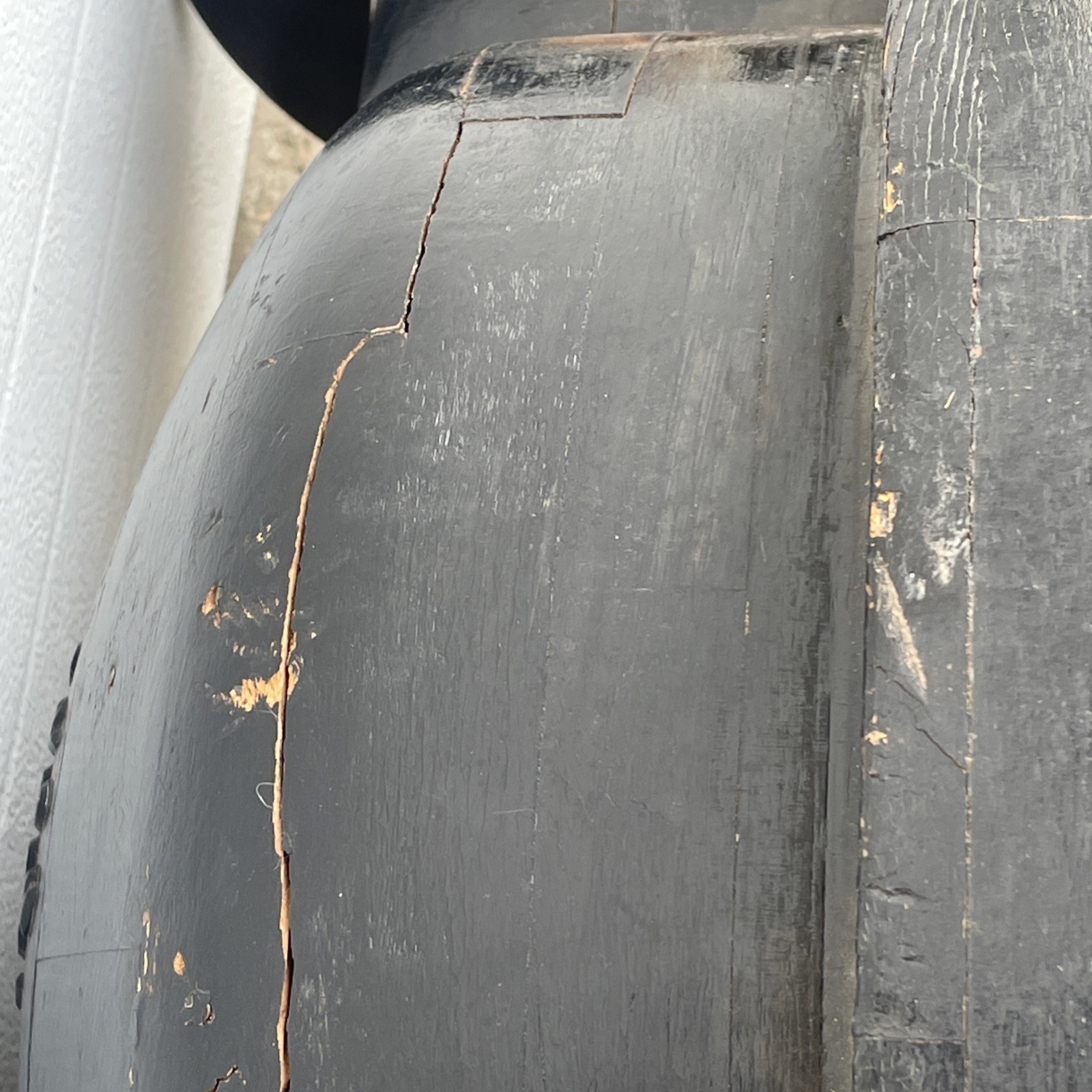 Large Vintage Industrial Wood Foundry Mold Pattern From Philadelphia Navy Yard