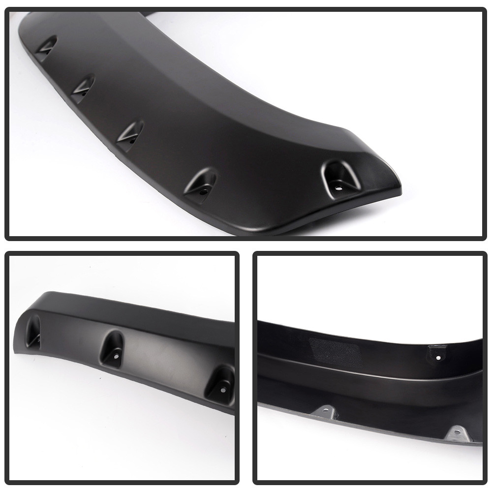 FENDER FLARES POCKET RIVET STYLE FIT FOR 2007-2013 SILVERADO 1500 2500HD/3500HD