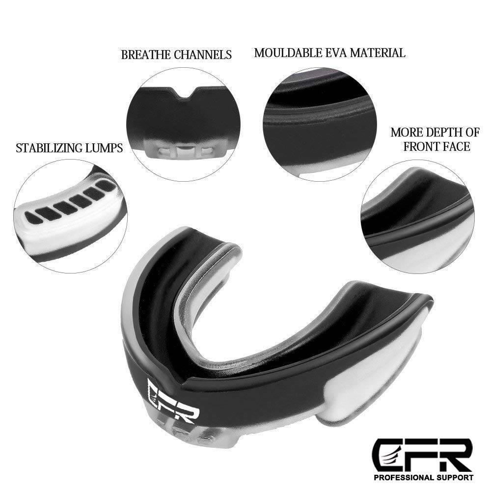 Mouth Guard Teeth Protect Gum Shield Basketball Hockey MMA Boxing Adult Youth HG