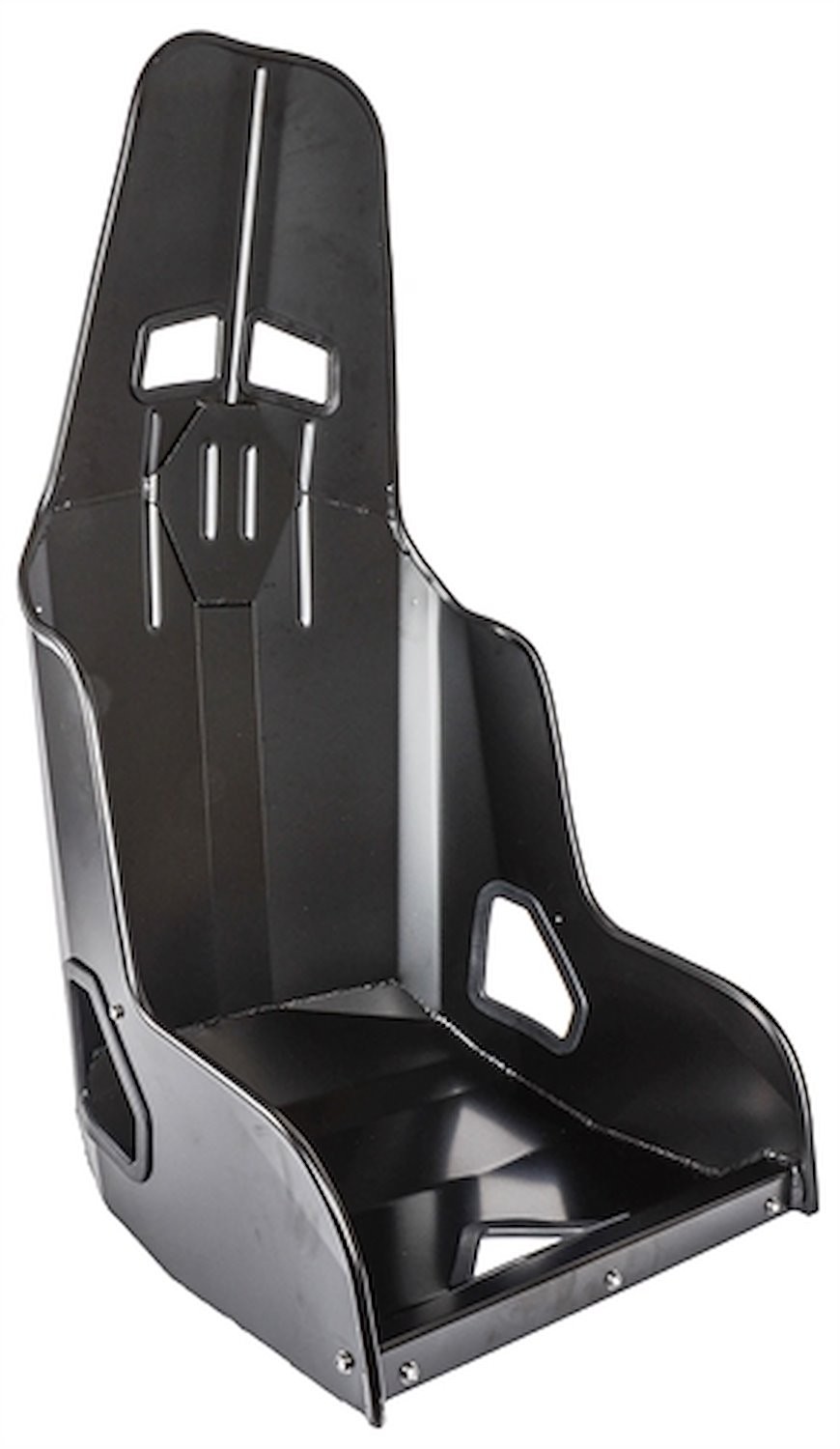 JEGS 702264K 16" Black Race Seat and Black Harness Kit