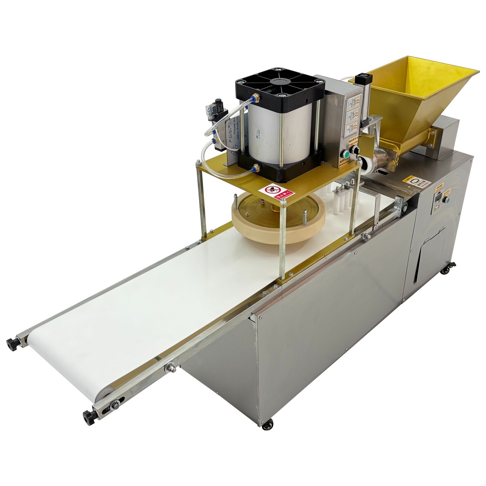 Commercial Auto Dough Divider & Dough Pastry Press Machine W/Air Pump 300-500g