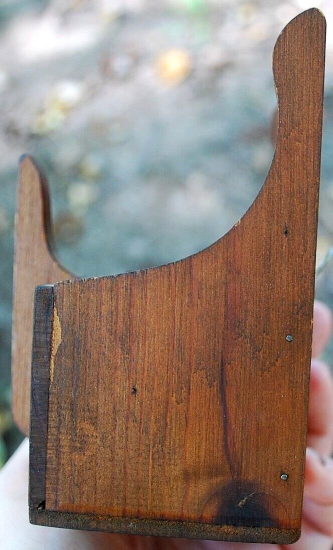 Antique Primitive HANDMADE WOOD CRANBERRY/BLUEBERRY HARVESTING SCOOP Rake Box