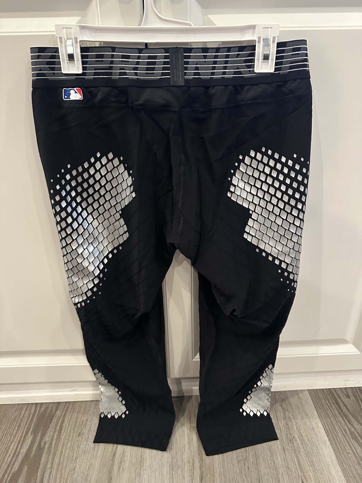 Pro Hyper strong Baseball Slider Compression Tights W/kneepads Black M/L/XL