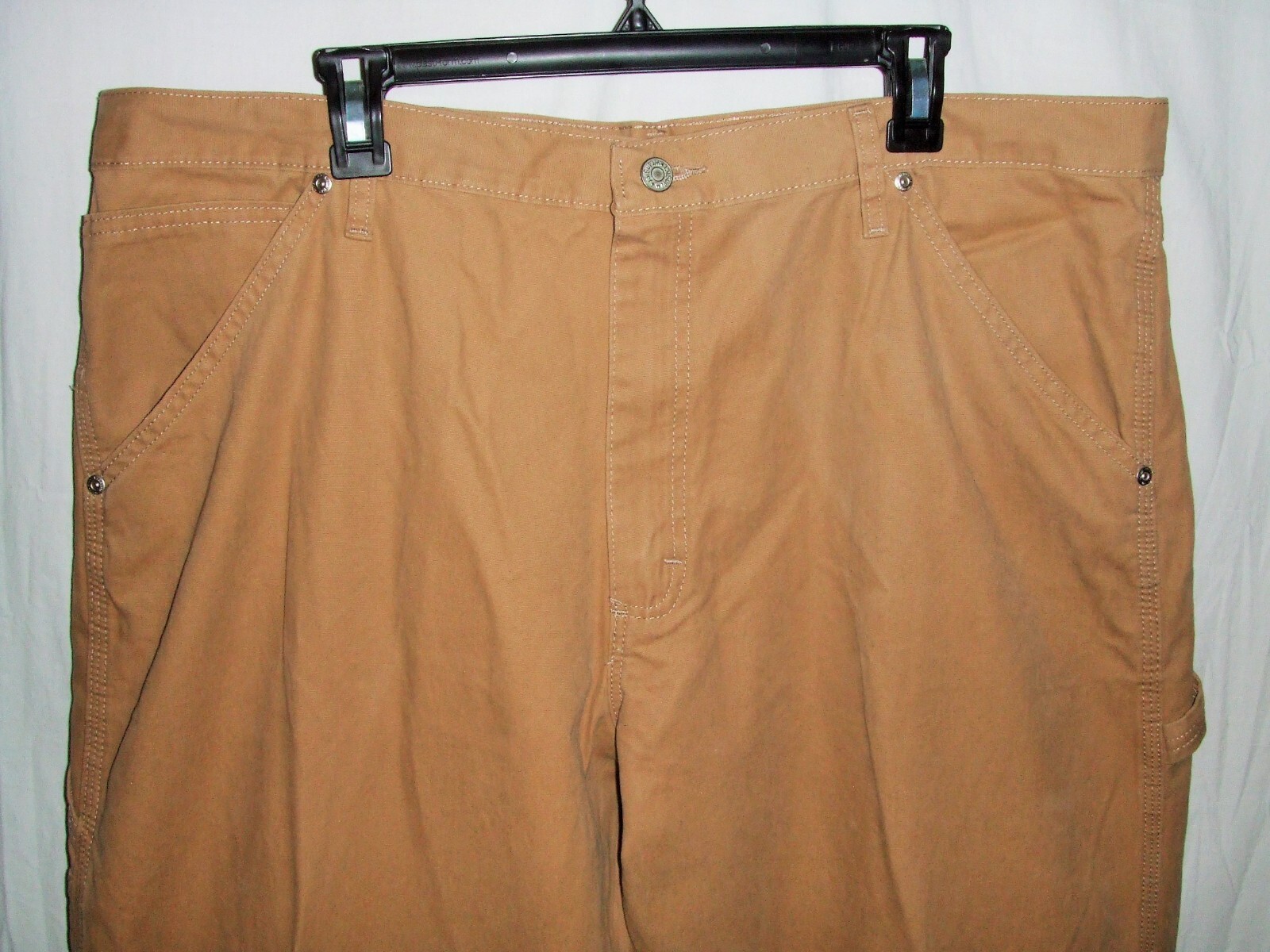 Wrangler 94LSWAO Brown Khaki Carpenter Pants Men's Size 40 x 29 ~ Brand New ~ q