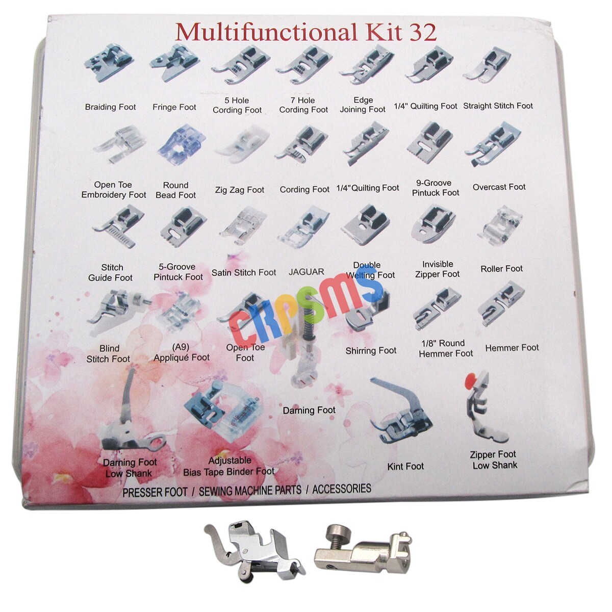 34PCS Presser Foot Set for Bernina Old Style 801 • 830 • 1030 • 1130 • 1230 •530