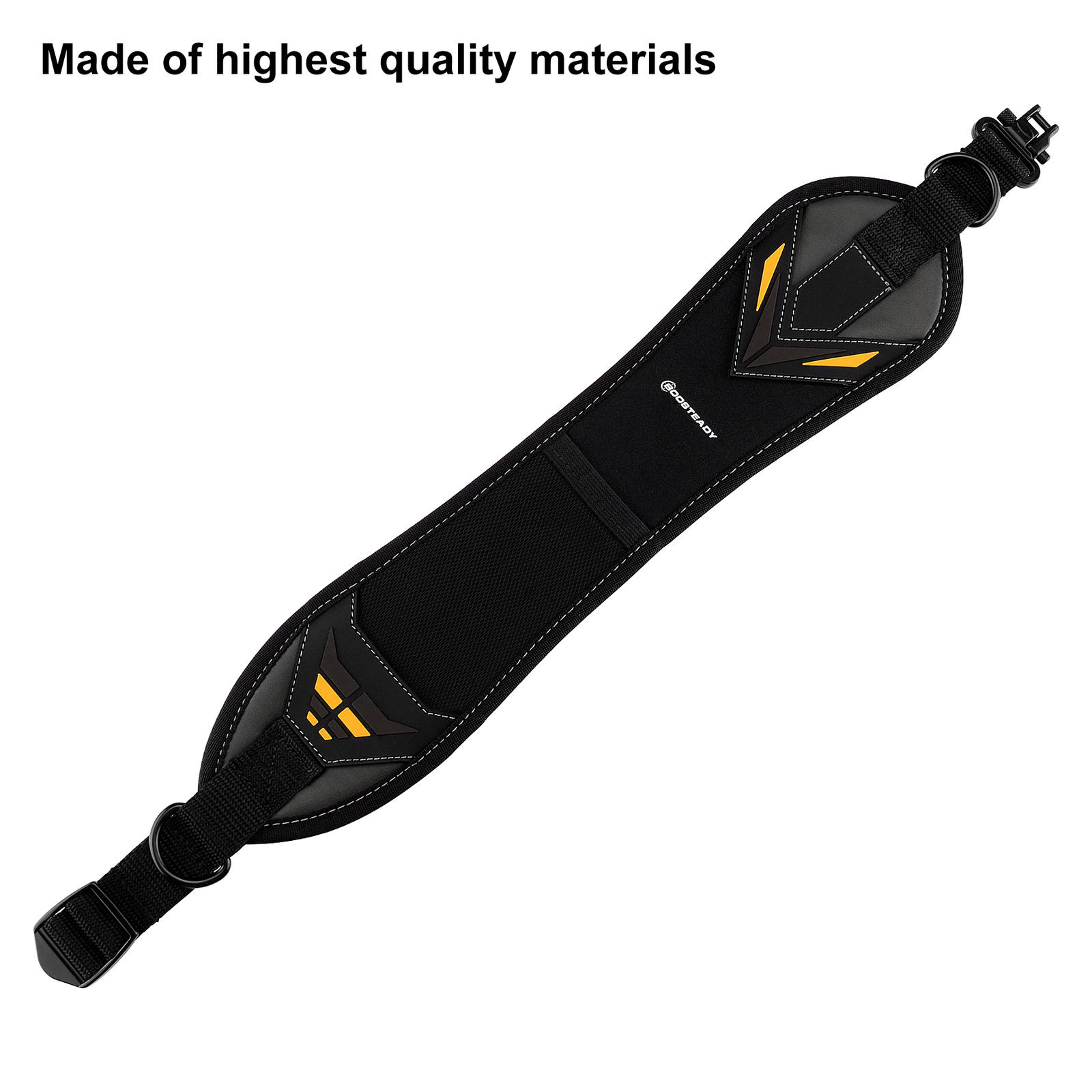 Black 2 Point Gun Sling with Skin Neoprene Fabric Backing Adjustable Length