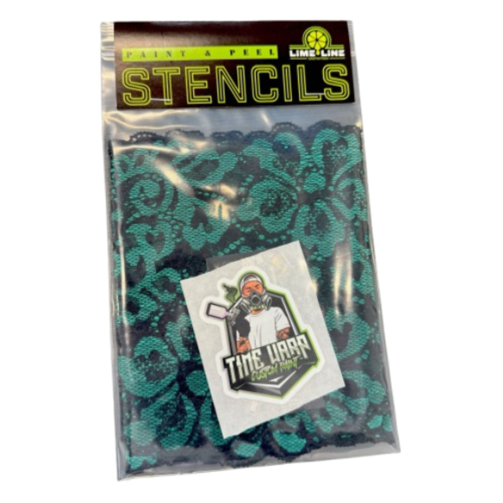 LiME LiNE Lace Airbrush Stencil for Custom Painting