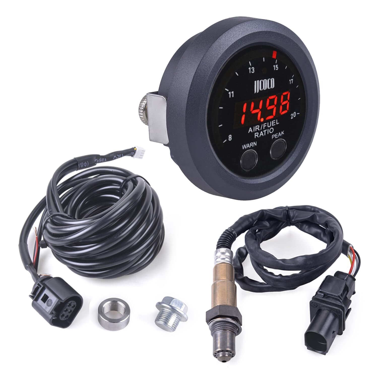 52mm A/F Ratio Gauge Kit LED Digital Display + LSU 4.9 Wideband Oxygen Sensor