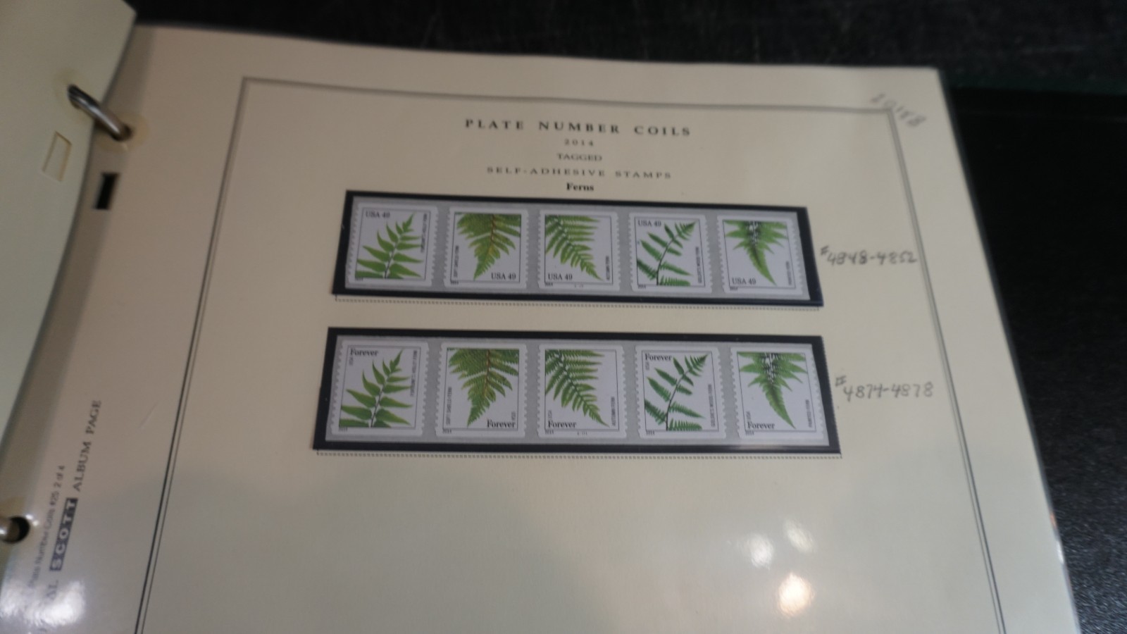 Gorgeous collection of Plate number coils in Scott album 1988-2015 MNH stamps