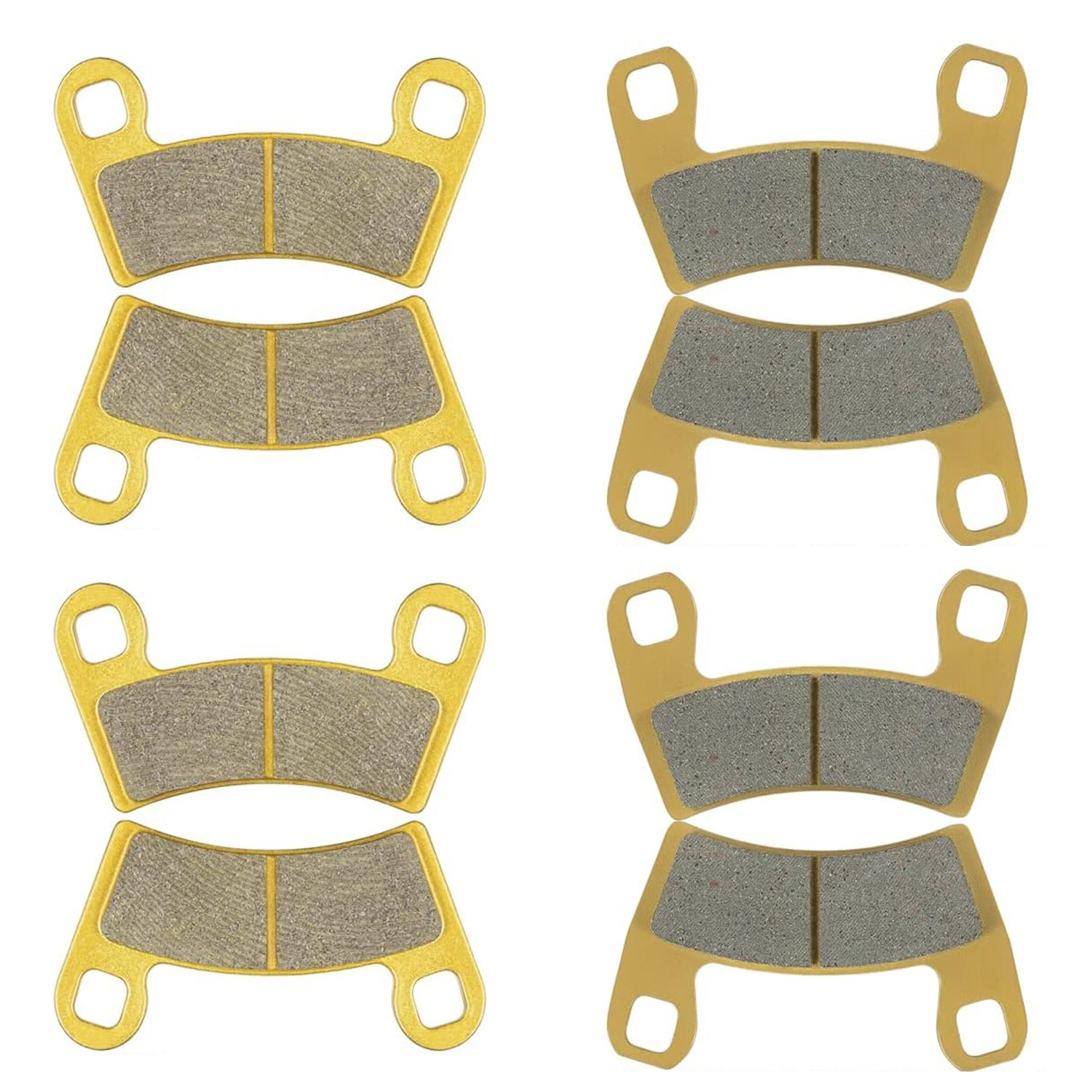 Front + Rear Parking Brake Pads For Polaris Razor RZR 570/800/900/1000 S 800 900