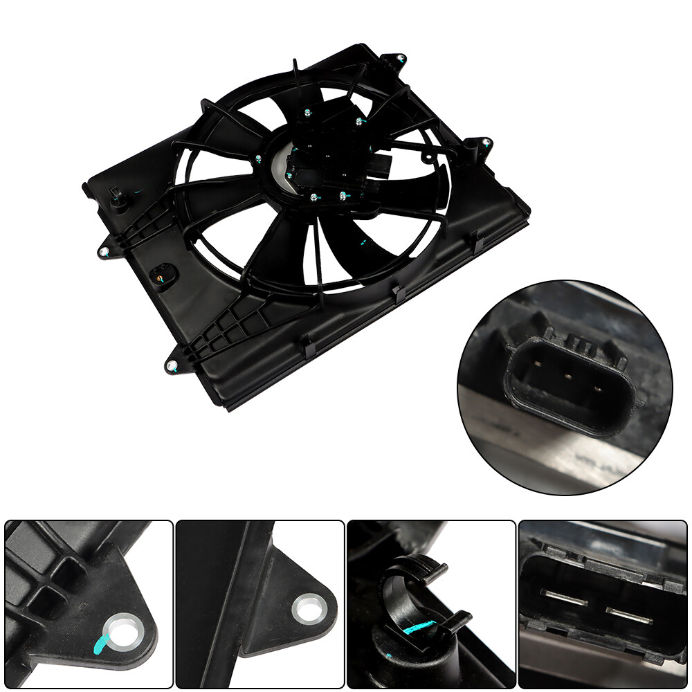 Radiator Cooling Fan Assembly For 2016 2017 2018-2021 Honda Civic LX-P 2.0L