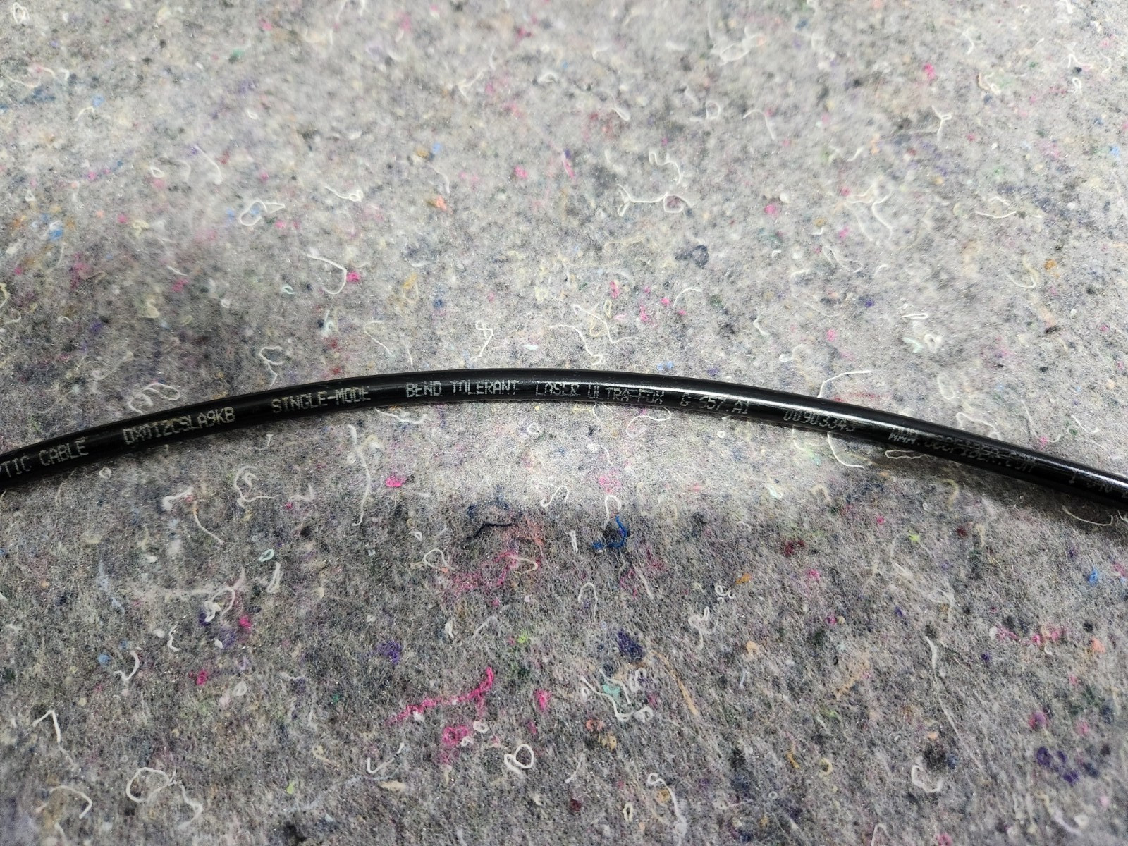 100' OCC DX 12-Strand Broadcast Single Mode ST/ST Bend Tolerant OFNR Fiber Cable