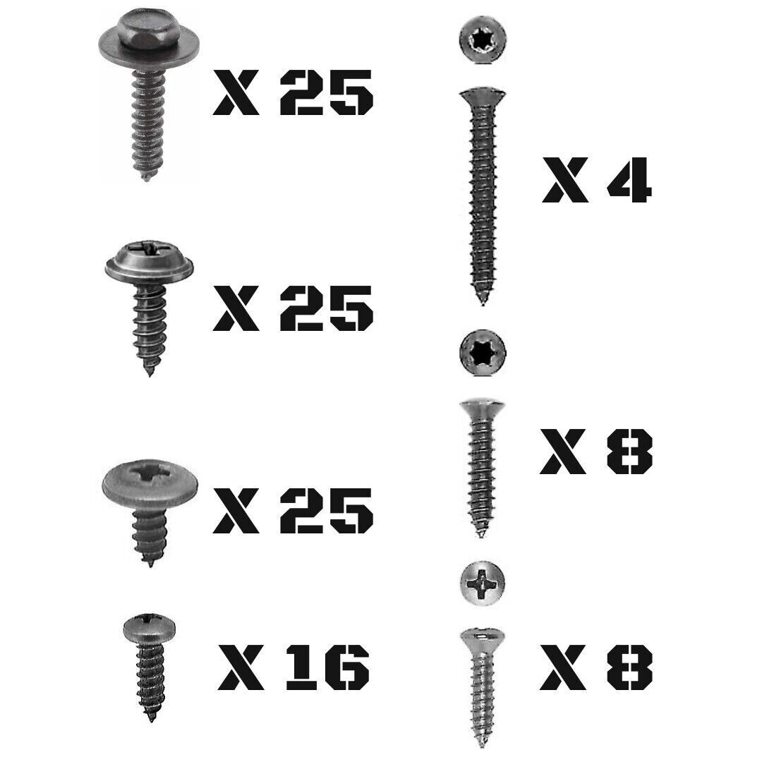 1982-1992 Camaro RS IROC-Z Interior Exterior Molding Engine Bay Trim SCREW KIT