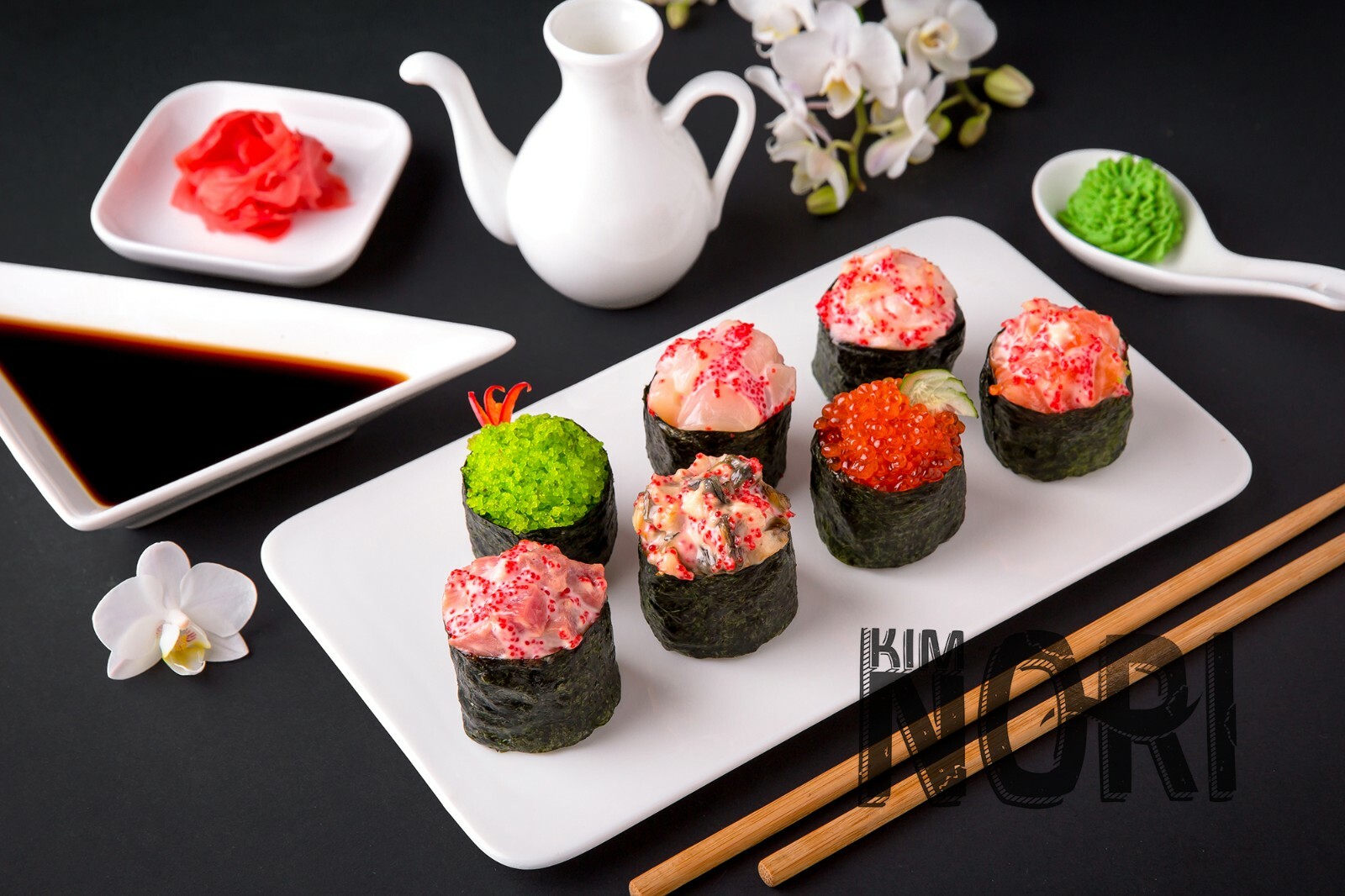 Kosher Organic 10 Sheet Kimnori Sushi Nori Roasted Seaweed Rolls Wraps Laver