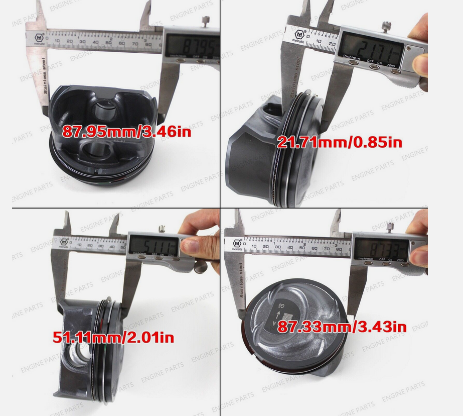 2.4L G4KJ Engine Rebuild Overhaul Kit- Crankshaft & Con Rods For HYUNDAI KIA