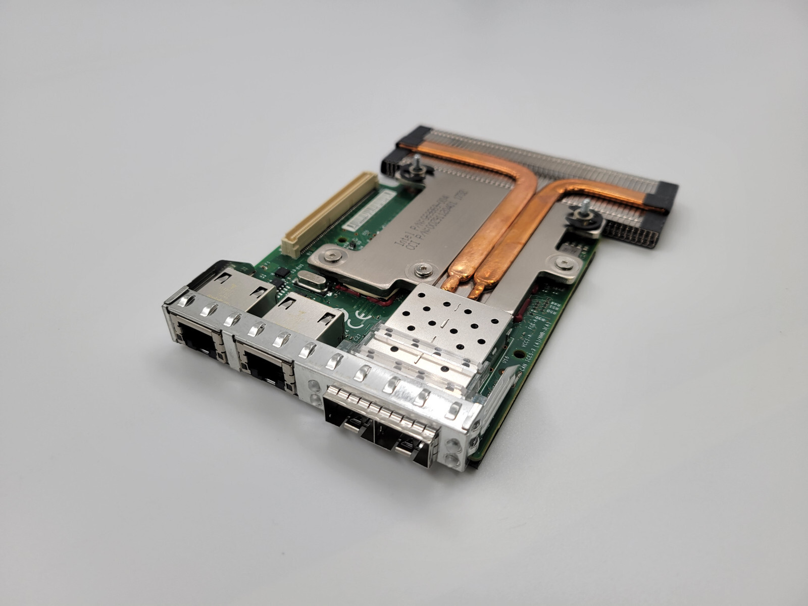 Intel X520-I350 Quad Port 2 x10G SFP 2 x1G RJ45 Daughter Card Dell P/N:0C63DV