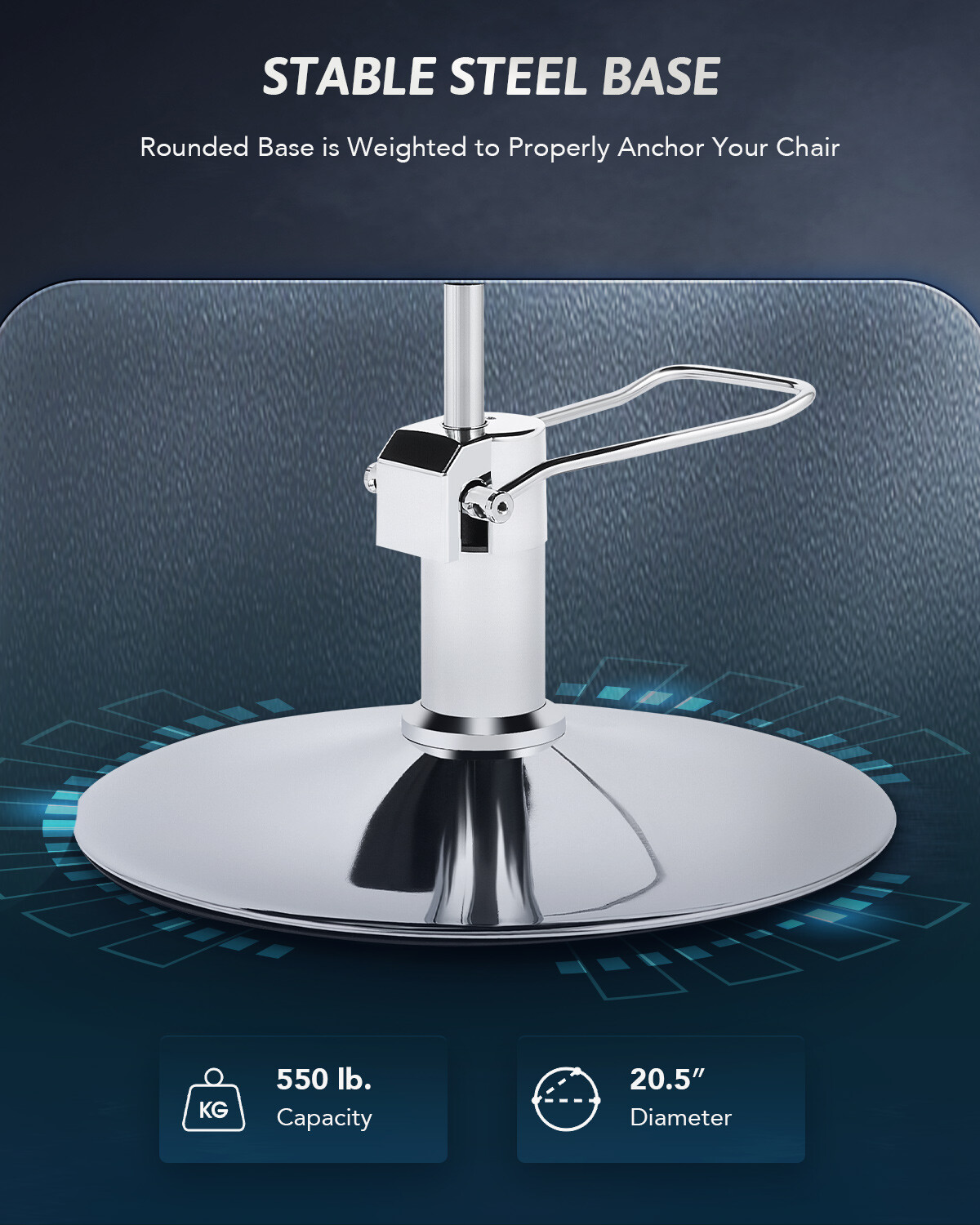 Classic Hydraulic Barber Chair Salon Beauty Spa Tattoo Hair Styling Equipment