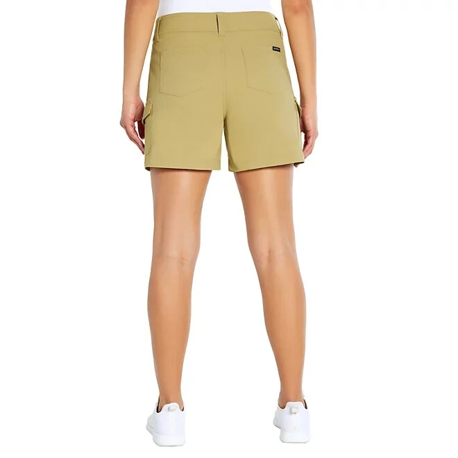 Eddie Bauer Ladies Cargo Pocket Short Size 14 Khaki