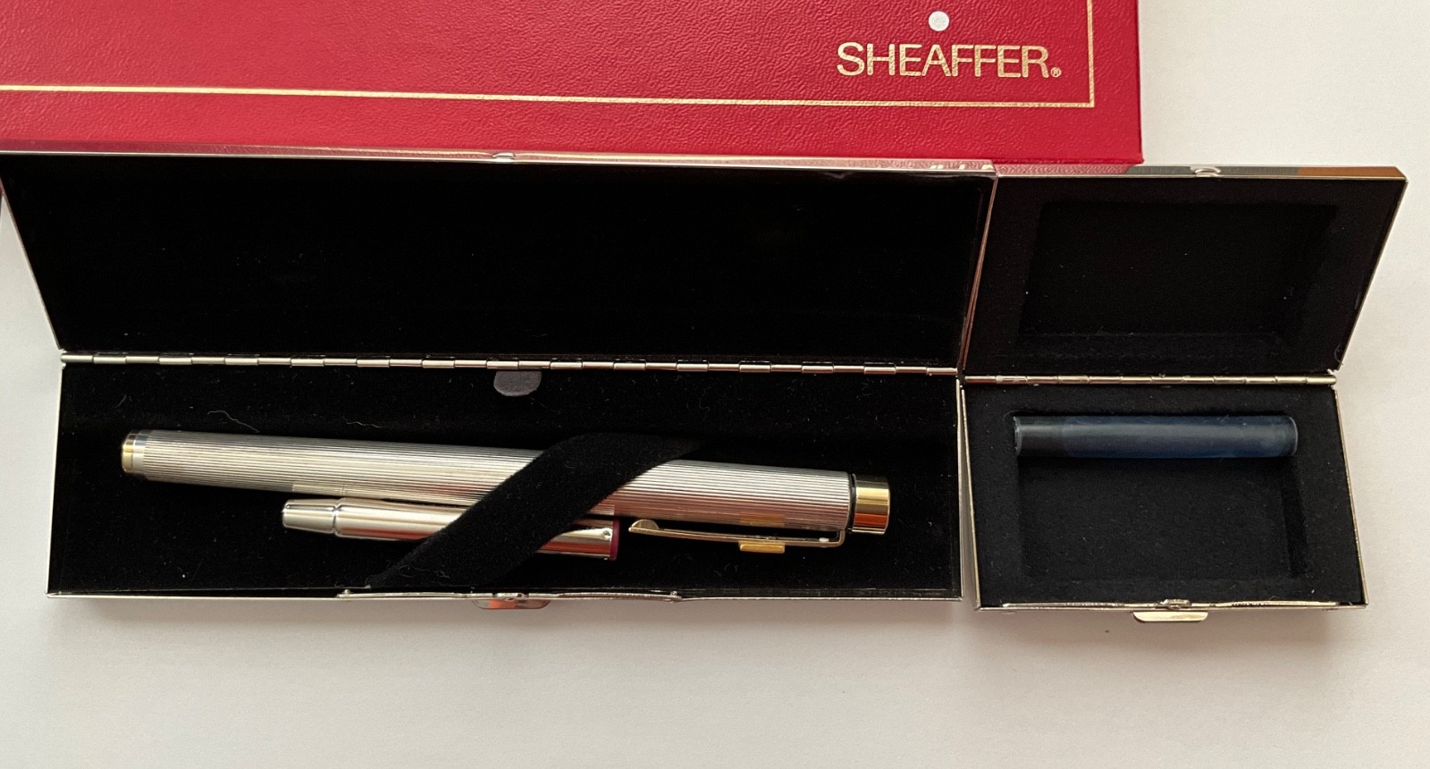 Sheaffer Imperial Sterling Silver Fountain Pen Made in USA - 14K Nib