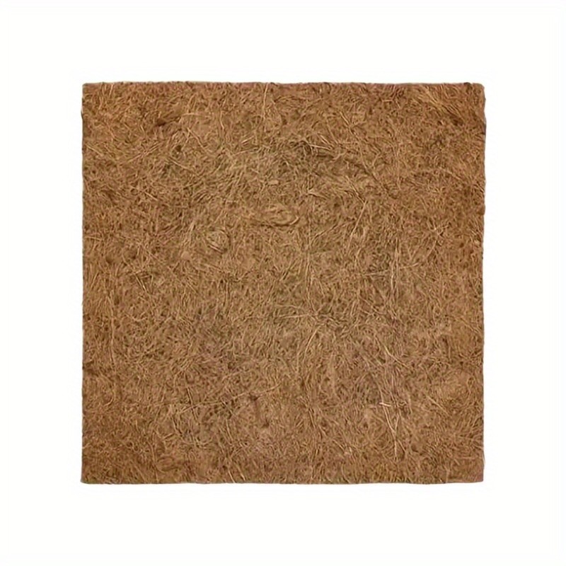 10Pcs 30x30cm Chicken Nesting Pads - Natural Coir Mat for Small Animals & Birds