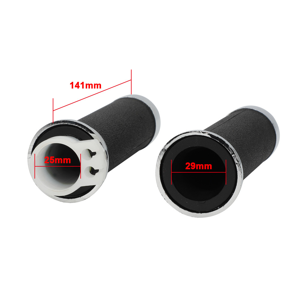 Throttle Tube Handle Bar Hand Grips for Honda 53166-KCR-000 VT400 VT600 VF750C