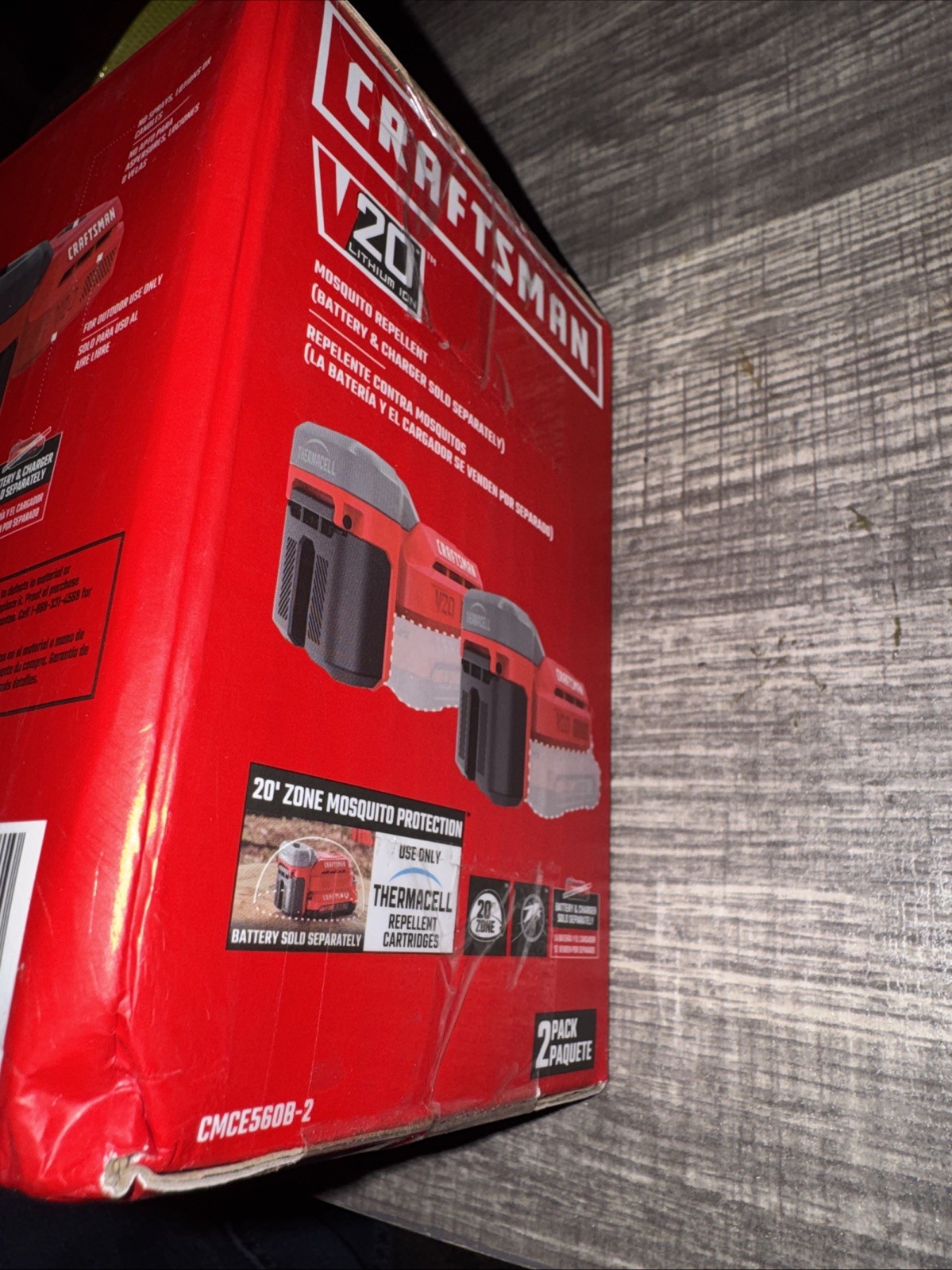 Craftsman V20/20V Repellent 2 Pack CMCE560B2 ~ Battery & Charger Sold Separately