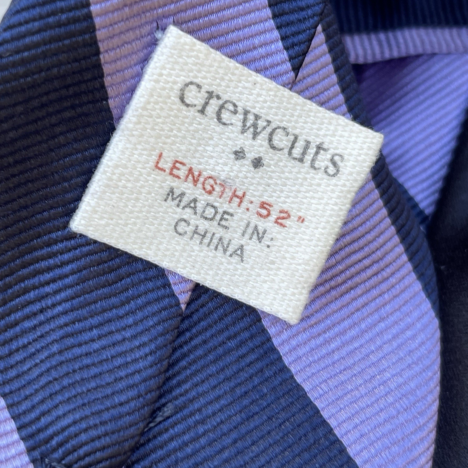 Boy's J CREW CREWCUTS Lot of 2 Neckties and Suspenders Navy Purple Stripe 2.5x52