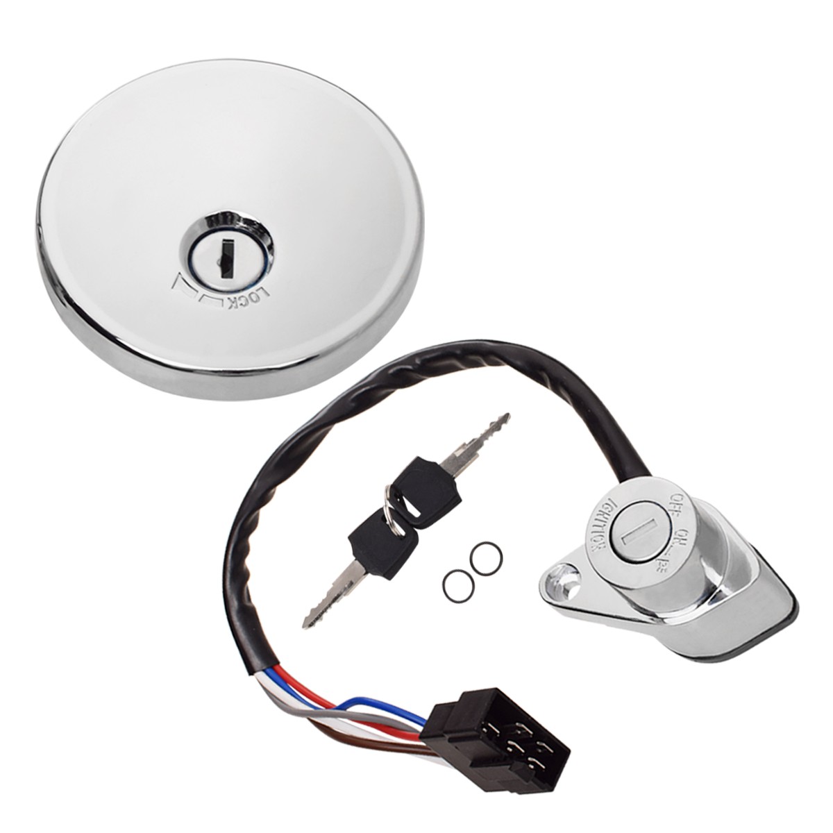 Ignition Switch Fuel Cap For Kawasaki Vulcan VN800 Classic Drifter 500 LTD 01 T1