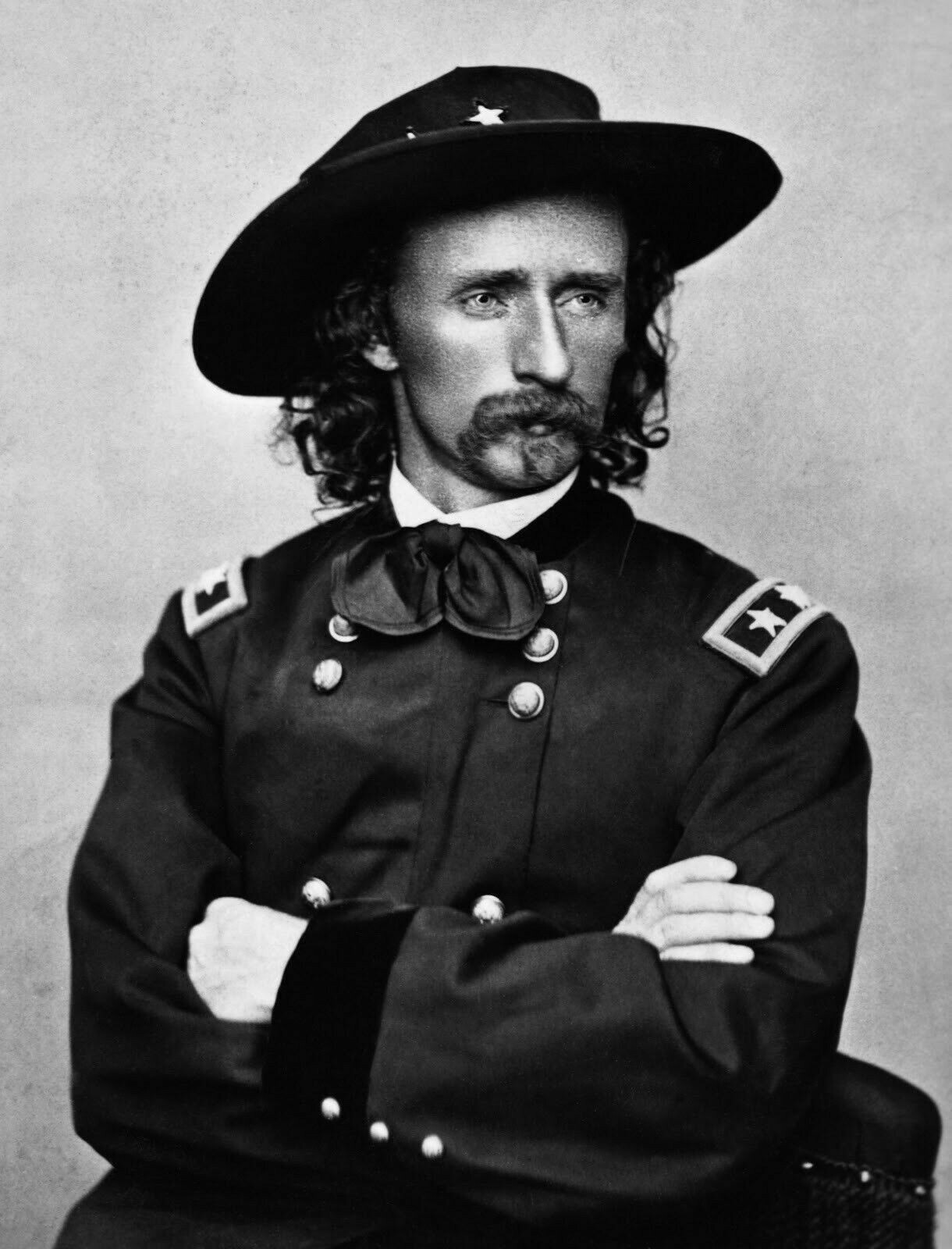 GEORGE A CUSTER 8X10 GLOSSY PHOTO PICTURE