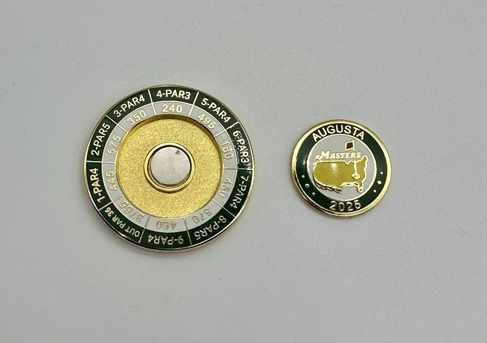 The Masters Tournament Magnetic 2025 BM Augustal NationalYardage Holder