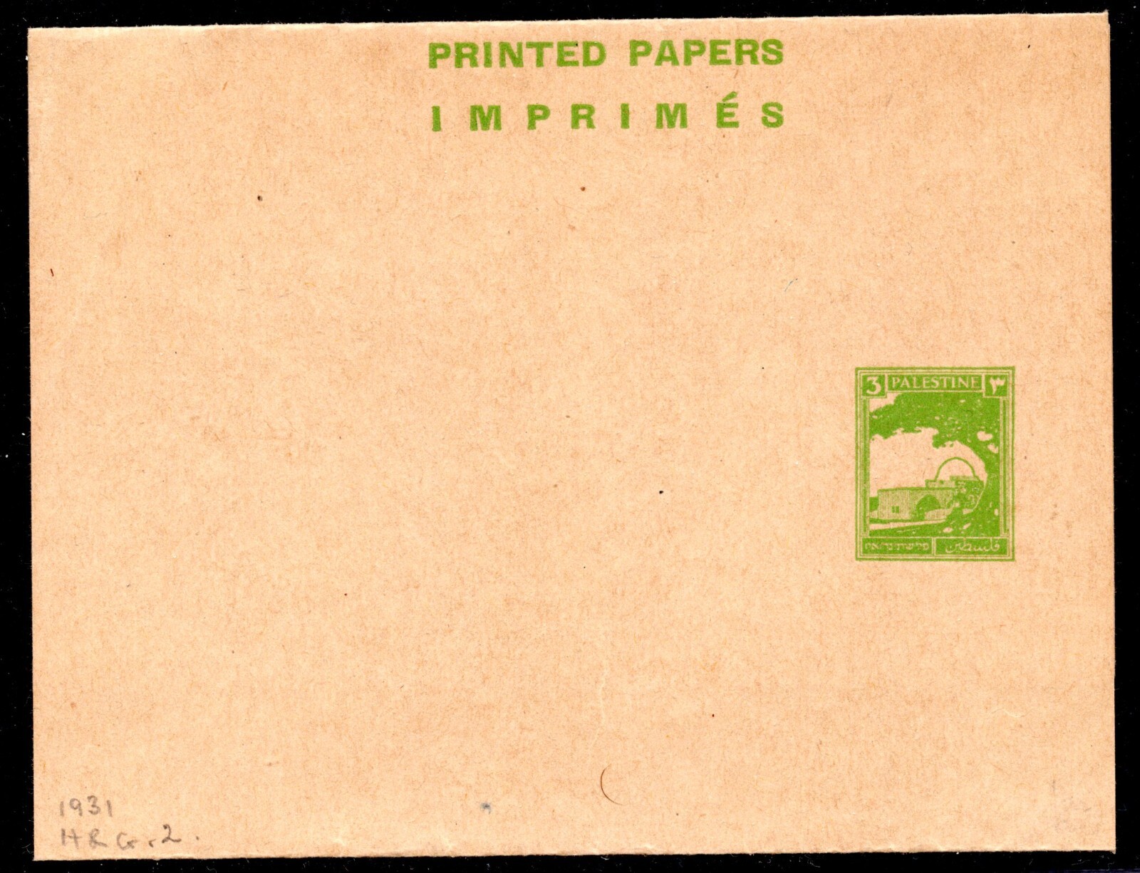 1927-1930'S 3 MILLS YELLOW GREEN NEWSPAPER WRAPPER INSCRIBED