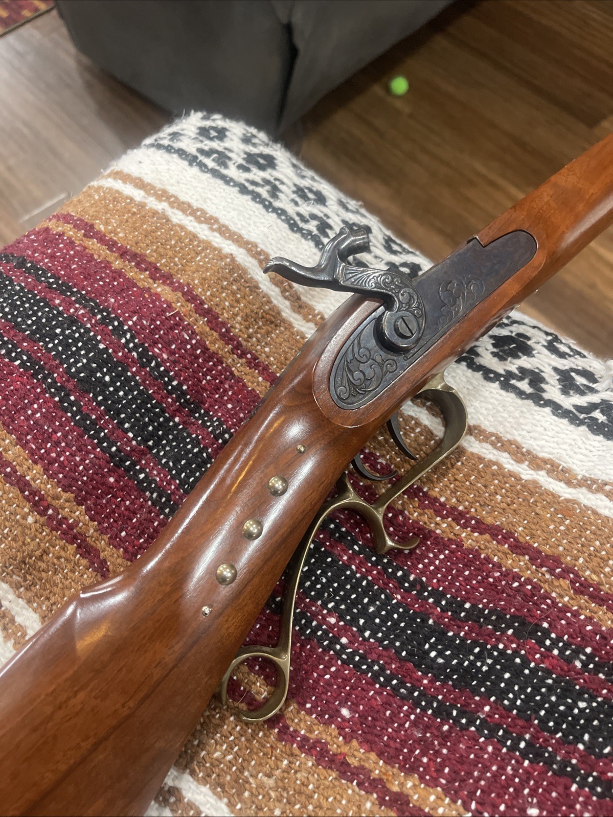 Thompson Center Hawken complete Stock with lock and buttplate Nice Lot C