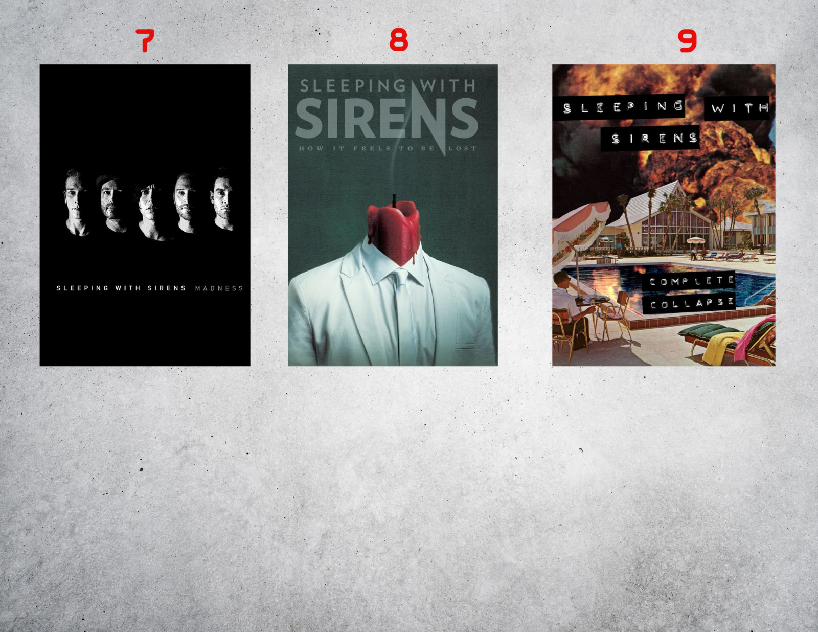 Sleeping With Sirens SWS Music Wall Collage Poster Prints